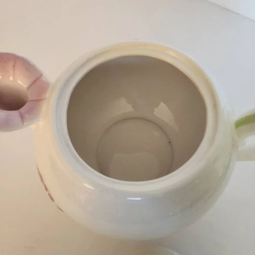 Vintage Teleflora Morning Glory Ceramic Tea Pot